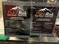 Poke Rok menu