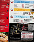 Royale Pizza menu