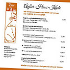 Zur Katz menu