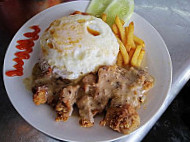 Chicken Chop Rice Indah One Corner Wáng Zǔ Nán Jī Bā Fàn food