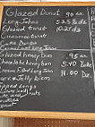 Pioneer Bakery menu