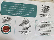 Spitfire Espresso menu