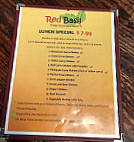 Red Basil menu