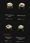 Sushi Shop menu