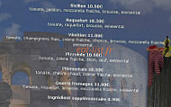 ROMA PIZZA menu