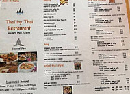 Thai By Thai menu