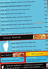 Une touche de pizza menu