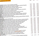 Le Four à Pizza menu