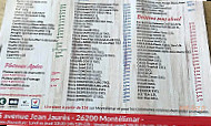 Presto Pizza menu