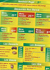 Franco Pizza menu