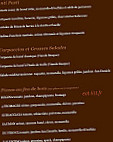 Bellini menu