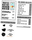 Bioburger menu