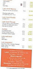 Esprit Sushi menu