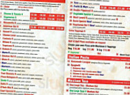 Capri Pizza menu