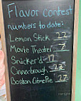 Keyes Creamery menu