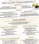 Afternoon Tea at Caffe Concerto - Shaftsbury Av menu