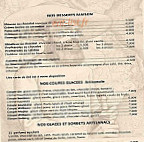 Le Bistrot d'Auguste menu