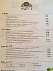 The Walnut menu