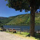 The Lake Crafnant Cafe outside