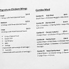 Heritage Bistro menu