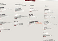 Creperie La Marotte menu