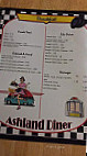 Ashland's Diner menu