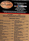 La Flambee menu