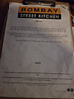 Bombay Street Kitchen menu