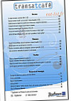 Transat menu