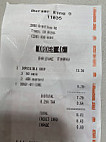 Burger King menu