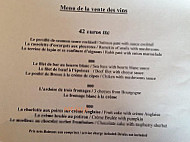 La Table de Guigone menu