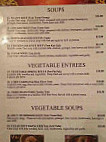 Thai International menu