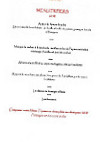 L'Ambassade menu