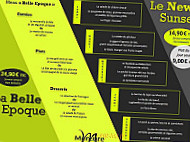 La Belle Epoque menu