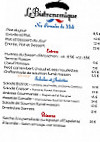 Le Bistronomique menu