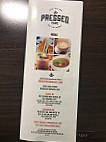 Pressed Cafe menu