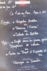 La Petite Entreprise menu