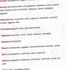 Russos Pizzeria menu