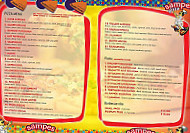 Sampes Pizza menu