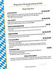 Wagener's Delicatessen Cafe menu