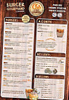 La Cabane A Burger menu