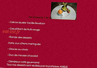 Auberge De Villequier menu