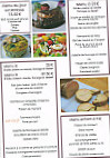 Auberge Le Lanthenay menu