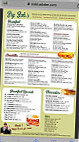 Big Bob's Pizza menu