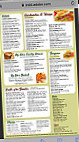 Big Bob's Pizza menu