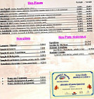 le bas d'ville menu