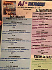 A J's Salt Docks menu