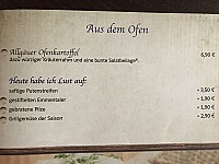 Lehner`s Wirtshaus menu