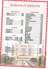 Taj Mahal menu