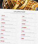 Waffle Factory menu